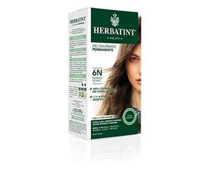 Herbatint Gel de color rubio oscuro permanente para el cabello 6N, 150 ml