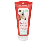HERBAVERA Bálsamo de caballo cálido extra fuerte con cáñamo y canela, 200 ml