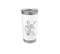 Herbert Hoover Guitarra Vaso térmico de acero inoxidable de doble pared