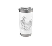 Herbert Hoover Piano Vaso térmico de acero inoxidable de doble pared