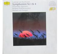 Herbert Karajan - Beethoven-Karajan -Symphonies N 1 & 4 [Vinilo]
