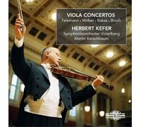 Herbert Kefer Telemann/Weber/Baksa/Bruch: Viola Concertos (CD) (Importación USA)