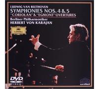 Herbert Von Karajan - Beethoven: Symphonie No. 4 & 5 [Alemania] [DVD]