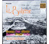 Herbert von Karajan & Berliner Philharmoniker / Luciano Pavarotti / Mirella Freni / Rolando Panerai / Elizabeth Harwood / Nicolai Ghiaurov / Gianni Maffeo u.a. - Puccini: La Boheme (Gesamtaufnahme, italienisch) [Vinyl Schallplatte] [2 LP Box-Set]