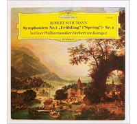 Herbert Von Karajan, Berliner Philharmoniker - Robert Schumann: Symphonien Nr. 1 Spring Nr. 4 [LP]