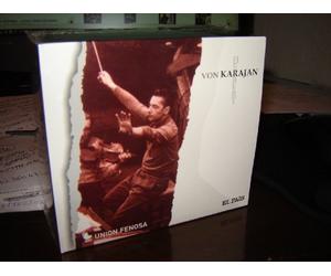 Herbert Von Karajan / El Pais / 9 Disc Collection - Bethoven Symphony 4 and 5 / Symphony 1 and 3 / Mozart Concerto 23 and 24 / Brahms & Beethowen / Beethowen Symphoni 2 and 7 / Dvorak Symphony 9 / Berlioz / Beethowen 6 and 8 Symph / Mozart Symph 35 and 39