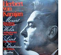 Herbert von Karajan - Herbert von karajan. Mozart Weber Liszt Smetana. Orbis. Vinyl LP.