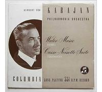 Herbert Von Karajan, Philharmonia Orchestra - 33CX 1033 B/G Water Music/Casse Noisette PO Karajan LP