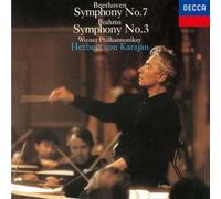 Herbert Von Karajan/Vienna Po - Beethoven: Symphony No. 7/Brahms [Import]
