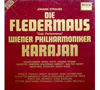 Herbert von Karajan & Wiener Philharmoniker - Strauss: Die Fledermaus ("Gala Performance": Wien 1960) [Vinyl Schallplatte] [3 LP Box-Set]