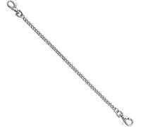 Herbertz Cadena de cuchillo unisex para adultos, longitud 40 cm, 271140, resistente, con 2 mosquetones, gris, M