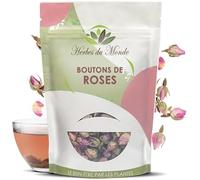 Herbes du Monde - Capullos de Rosa Secos - Infusión Relajante Hermosos Pétalos con Intoxicante Aroma Natural Infusión Detox y Antiestrés - 1 sobre de 60g
