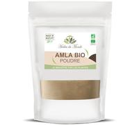 Herbes du Monde - Polvo de Amla Orgánico 250g Certificado AB: Superalimento, Aumenta la Vitamina C, el Apoyo Digestivo y el Bienestar Natural. Nutrientes Ricos para el Cuerpo/Mente - 1 sobre