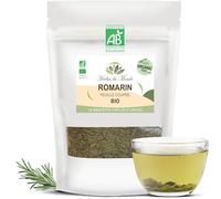 Herbes du Monde - Té de hierbas de hoja de romero cortado orgánico - Infusión orgánica de desintoxicación/tonificación digestiva - Alivio menstrual - 1 sobre de 60 g con certificación AB