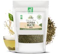 Herbes du Monde - Yerba Mate Verde Orgánica de Sudamérica - Hoja cortada - Té de Hierbas Orgánico Energizante - Infusión Detox - 1 sobre de 100g - Certificado AB