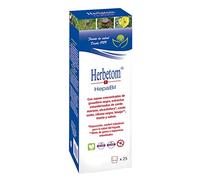 Herbetom 1 Hepabil jarabe 250 ml | Desintoxicación para el hígado, confort intestinal - Cardo mariano y extracto de alcachofa - Alivia gases y espasmos intestinales - Detox depurativo higado y colon