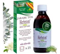 Herbetom 2 Pulm Respir Jarabe para la Tos 250ml | Complemento alimenticio Que Ayuda a Reducir la inflamación pulmonar | Jarabe expectorante Adultos - 25 Servicios