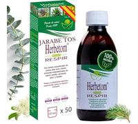 Herbetom 2 Pulm Respir jarabe para la tos 500ml | Complemento alimenticio que ayuda a reducir la inflamación pulmonar | jarabe expectorante adultos - 50 servicios…