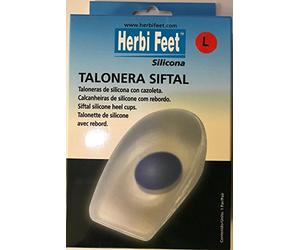 HERBI FEET TALONERA SIFTAL CAZOLETA ESPOLÓN CENTRAL TALLA L. Contiene 1 par