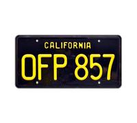 Herbie The Love Bug | OFP 857 | Metal Stamped License Plate