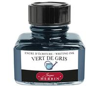 Herbin 13007T - Bote de tinta para estilográficas y rollerball - 30ml - Color: Verde gris