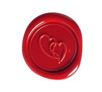 Herbin Juego de sellos de cera tradicional - Corazón