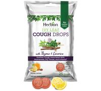 Herbion Naturals - Alivio para la tos con hojas de hiedra, tomillo y regaliz, sabor natural a miel y limón, suplemento dietético, alivia la tos, para adultos y niños mayores de 6 años, 25 unidades nue