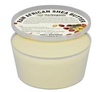 HERBOGANIC Pure Raw African Shea Butter, White Ivory 100% Natural Unrefined Butter for Body & Hair Scalp, Non - GMO(Shea Butter 16 Oz.)