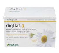 Herboplant digflat-3, Infusión de Manzanilla, Menta-Poleo, Hinojo y Alcachofa, 20 Bolsitas. Pack de 2