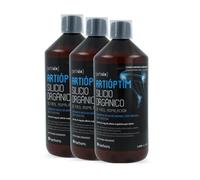 Herbora Artioptim Silicio Orgánico - Pack Ahorro 3 x 1 Litro - Con Zinc, Extracto Seco de Bambú y Biotina - Contribuye al Mantenimiento del Cabello, Piel, Uñas y Articulaciones