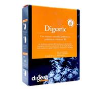 Herbora Digestic 12 Sticks - Enzimas Digestivas con Probióticos, Prebióticos, DigeZyme, Piña y Papaya - Alivio Rápido para Digestiones Pesadas, Acidez y Gases