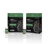 Herbora Neuromem Premium - Pack 2 x 20 Viales - Con Jalea Real, Taurina, Ginkgo Biloba, Vitaminas B1, B2, B6, Fosfatidilserina y Aminoácidos - Ayuda a Mantener la Función Cerebral - Sabor Fresa