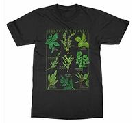 Herbs T-Tshirts Camisetas y Tops Botanical Garden Plant Print Art Botany Bloom Fruit Flower Grow T-Tshirts Camisetas y Tops Aesthetic Korean Style Ullzang tee Men(Large)