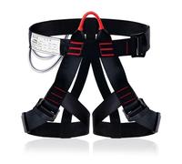 Herbst Arnés de escalada medio con 2 anillos de herramientas, correas de escalada, protección contra caídas, cinturón de seguridad, equipo de escalada