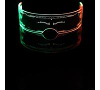 Herbst Cyberpunk Gafas LED Visor Party Glasses Festival Stuff para Cosplay Bar Club (futuro)