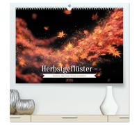 Herbstgeflüster - Farben, die vom Wind erzählen (hochwertiger Premium Wandkalender 2026 DIN A2 quer), Kunstdruck in Hochglanz: Herbstliche Blätterpracht