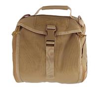 HERCHR 22,9x27,9x15,2cm Bolsa Almacenamiento para Casco al Aire Libre, Bolsa para Casco Bicicleta eléctrica Motocicleta a Prueba Lluvia Nailon expandible para Viajes conducción Deportiva (Caqui)