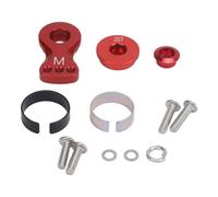 HERCHR 25T Servo Saver Arm, Saver Ajuste de aleación de Aluminio Reemplazo de Brazo de servo para servo para Autos de 1/10 RC M 29.5 mm de Longitud (Rojo)