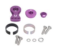 HERCHR 25T Servo Saver Arm, Saver Ajuste de aleación de Aluminio Reemplazo de Brazo de servo para servo para Autos de 1/10 RC M 29.5 mm de Longitud (Violeta)