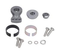 HERCHR 25T Servo Saver Arm, Saver Ajuste de aleación de Aluminio Reemplazo de Brazo de servo para servo para Autos de 1/10 RC M 29.5 mm de Longitud (Ti Color)
