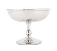 HERCHR 2Pcs Mini Sliver Ice Cream Bowls Stainless Steel Dessert Cup Parfait Sundae Trifle Bowl Footed Sauce Cup for Nuts Fruit Pudding Snack