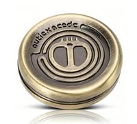 HERCHR 39x39x10mm Devil Magnetic Push Slider, Fidget Toys Adultos Metal Magnetic Fidgets Juguetes de Escritorio Compact Rotación Push Fidget Slider Silencioso para Adultos Hombres