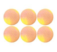 HERCHR 6pcs Bolas de Golf Brillantes para Deportes nocturnos Que Brillan en la Oscuridad y Luminosa Luminosa LED Pelotas iluminadas para Hombres Mujeres Mujeres (Naranja)