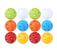 Herchr 72 mm 26 Agujeros Golf Práctica Bolas de Plástico Huecas Bolas de Flujo de Aire para Entrenamiento Swing