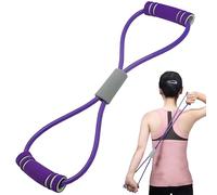 HERCHR Bandas De Resistencia, Figura 8 Bandas De Ejercicio PVC Yoga Expansor De Pecho Cuerda De Tirar Gomas Elasticas Musculacion para Mujeres Y Hombres para Brazos, Entrenamiento Muscular