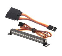 HERCHR Barra De Luz RC 16LED Luces RC De Aluminio Accesorios para Trepadores De Control Remoto Kit De Luz De Techo De Coche RC ForTraxxas TRX4MDefender