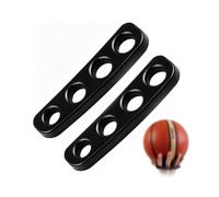 HERCHR Basketball Shoots Aid 2Pack Basketball Shoots Trainer Bola de Silicona Entrenador de Dedos Equipo de Entrenamiento para jóvenes y Adultos para Principiantes Mejorar la Estabilidad (M Black)
