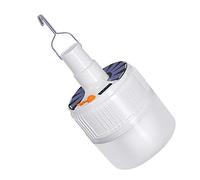 HERCHR Bombilla LED Solar Recargable, Bombillas Solares para Interiores De Hogares Y Gallineros, Lámparas De Camping con Control Remoto Recargables