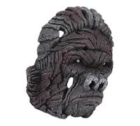 HERCHR Busto de Animal de Resina con Forma de Gorila, Escultura de la Cabeza de King Kong, Centro de Mesa Negro para la decoración del salón (16 cm)