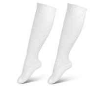 HERCHR Calcetines de Esgrima, Calcetines Largos Transpirables de Algodón Absorba el Sudor Medias Protectoras Elásticas para Esgrima para Niños y Adultos(M)